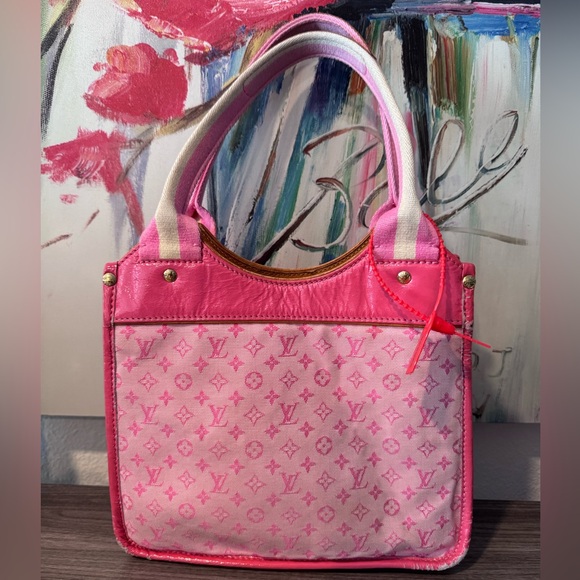 Louis Vuitton Handbags - Louis Vuitton Pink Denim Tote
